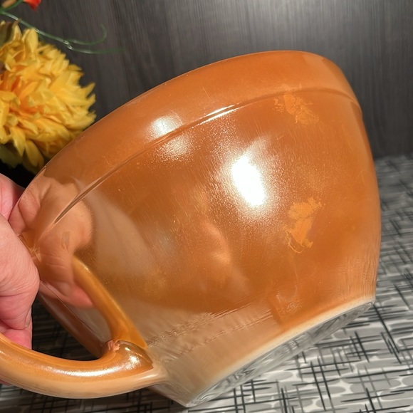 Fire king peach luster pouring mixing bowl vintage - Picture 4 of 4
